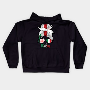 Italia, Ragazza italiana Italian Girl Italy England Women's Kids Hoodie